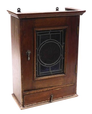 Lot 91 - A Victorian mahogany wall-mounted cupboard,...