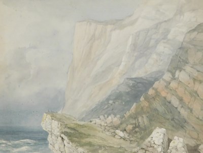 Lot 98 - British School (Early 20thC). Coastal seascape...