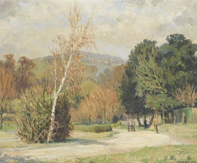 Lot 100 - Vera Down (British b1888). The Bypass, oil on...