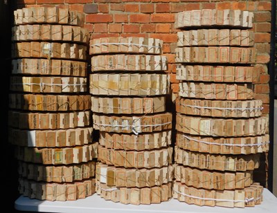 Lot 23 - Three stacks of card parts bins.