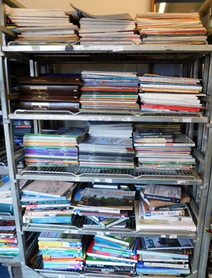Lot 77 - Various magazines and books on railways,...