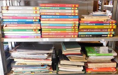 Lot 79 - Haynes Motor Manuals, other magazines, etc. (2...