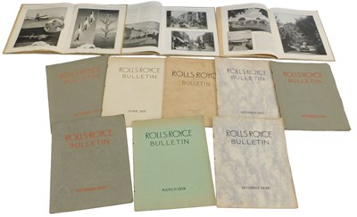 Lot 80 - Rolls Royce bulletins from 1930s and 1950s. (a...