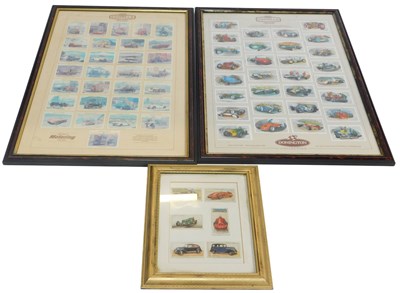 Lot 95 - Castella and other cards of racing cars. (3...