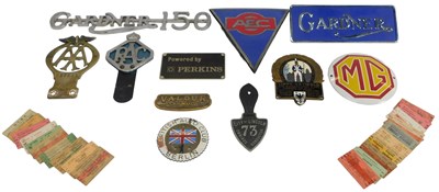 Lot 109 - Gardner and other commercial vehicle badges, etc.