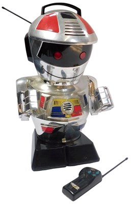Lot 256 - A Scooter 2000 remote-controlled robot butler,...