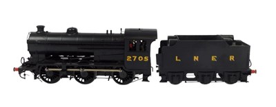Lot 732 - A black livery LNER 2705 0-6-0 locomotive and...