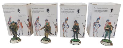 Lot 734 - A Stadden Collection pewter military figures. (4)
