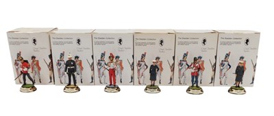Lot 735 - A Stadden Collection pewter military figures. (6)