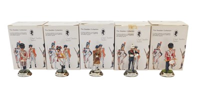 Lot 736 - A Stadden Collection pewter military figures. (5)