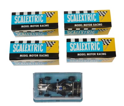 Lot 741 - Four Scalextric model motor racing classic...