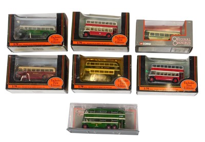 Lot 757 - Seven models of buses, being five Exclusive...