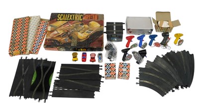 Lot 764 - A Scalextric GT-18 part racing set, together...