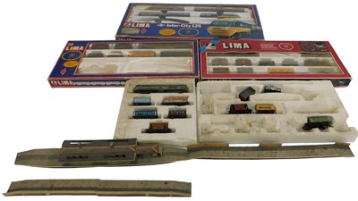 Lot 878 - Three Lima train sets, including Intercity 125...