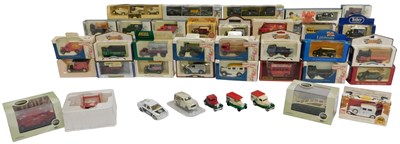 Lot 880 - Various diecast model cars, including Lledo,...