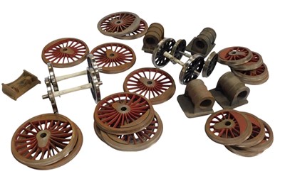 Lot 791 - Various cast locomotive wheels, possibly for 5...