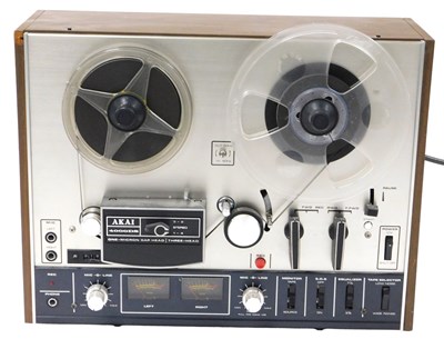 Lot 221 - An Akai reel to reel tape recorder, model...