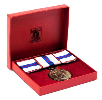 Lot 232 - A Royal Mint Elizabeth II Silver Jubilee medal,...