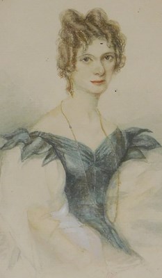 Lot 47 - 19thC School. Portrait of a lady,...