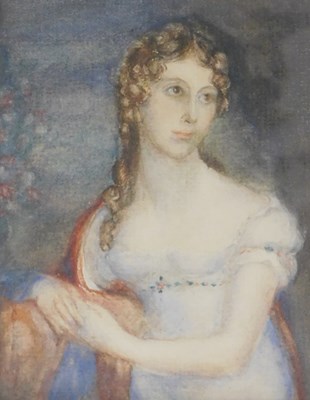 Lot 49 - 19thC/20thC School. Portrait of a lady,...