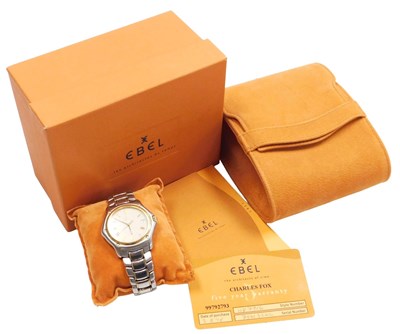Lot 310 - An Ebel 1911 Sportwave gentleman's bi-colour...