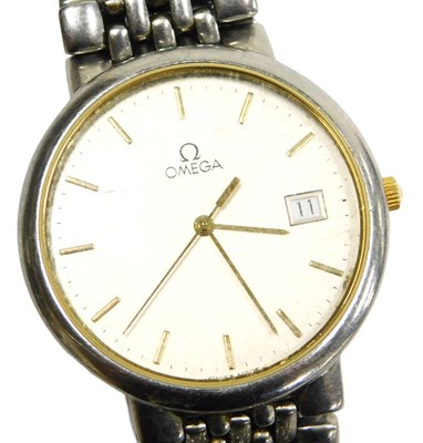Lot 314 - An Omega De Ville gentleman's stainless steel...