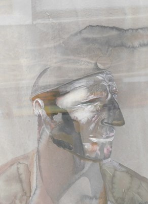 Lot 87 - Jack Crabtree (b.1938). Miner, watercolour,...