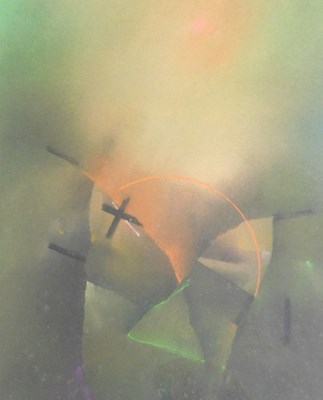 Lot 90 - David Blackburn (1939-2016). Hillside with Arc,...