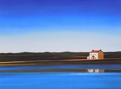 Lot 244 - Barbara James (British b1960s). Lakeside,...