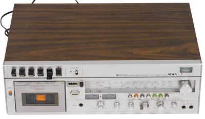 Lot 249 - An Aiwa multi band stereo cassette receiver,...