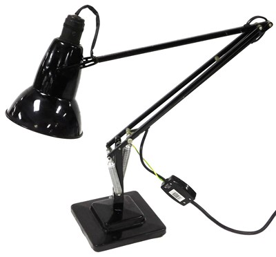 Lot 254 - A Herbert Terry & Sons black Anglepoise lamp,...