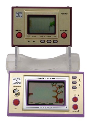 Lot 262 - Two Nintendo Game & Watch, comprising Helmet,...