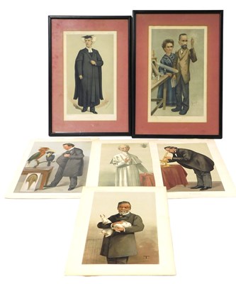 Lot 266 - Six Vanity Fair prints, two framed, comprising...