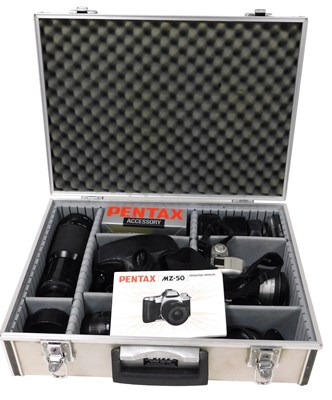 Lot 271 - A Pentax MX camera, with a 1:1.4 50mm lens,...
