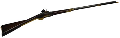 Lot 4 - A late 18thC/early 19thC flintlock fowling gun,...