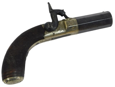 Lot 5 - A 19thC percussion hammer lady's muff...
