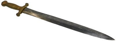 Lot 11 - A French 1831 pattern artillery short sword,...