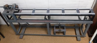 Lot 1B - A 5" locomotive building table.
