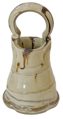 Lot 203 - Takeshi Yasuda (b.1943). An oxidised stoneware...
