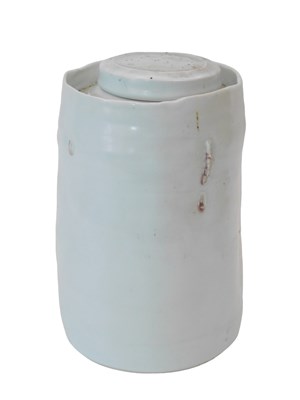 Lot 204 - A Studio ceramic jar and cover, in Japanese...