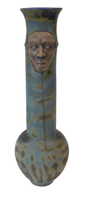 Lot 206 - Chris Bramble. A large studio pottery jug or...