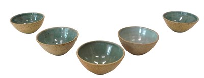 Lot 221 - Jeremy Leach. A set of five studio pottery...