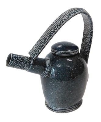 Lot 222 - Walter Keeler (b.1942). A blue salt glazed...