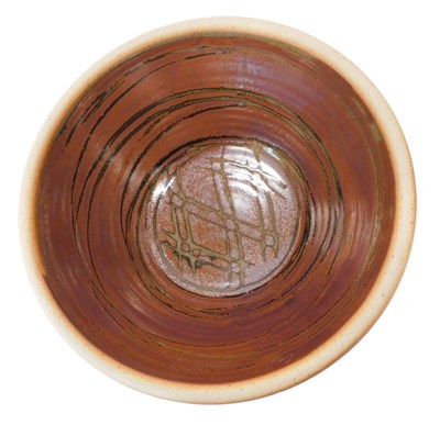 Lot 234 - Muchelney. A studio pottery bowl, with brown...
