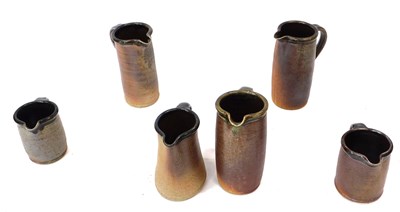 Lot 236 - Muchelney. A collection of six studio pottery...