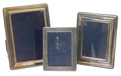 Lot 38 - Two silver mounted photograph frames, each of...