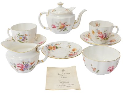 Lot 138 - A Royal Crown Derby porcelain Derby Posies...