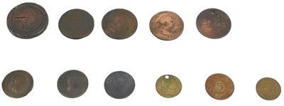 Lot 61 - A group of coins, including a George III 1797...