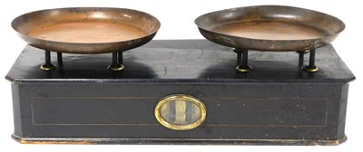 Lot 295 - A set of late 19thC Avery balance scales, to...