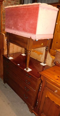 Lot 1109 - A group of furniture, comprising a mahogany...
